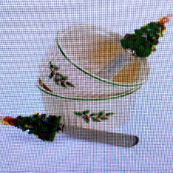Spode Christmas Tree Dipping Set